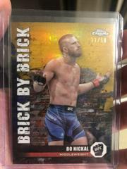 Bo Nickal [Gold Refractor] #BYB-12 Ufc Cards 2024 Topps Chrome UFC Brick by Brick Prices