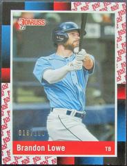 Brandon Lowe #271 Baseball Cards 2022 Panini Donruss Prices