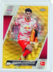 Dominik Szoboszlai [Gold Refractor] Soccer Cards 2021 Topps Chrome Bundesliga Prices