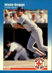 Wade Boggs Baseball Cards 1987 Fleer Prices