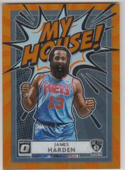 James Harden [Orange] Basketball Cards 2020 Panini Donruss Optic My House Prices