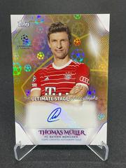 Thomas Muller [Gold Starball] #US-TM Soccer Cards 2022 Topps UEFA Club Competitions The Ultimate Stage Autographs Prices