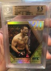Cain Velasquez [Gold] #VD18 Ufc Cards 2009 Topps UFC Round 1 Victorious Debuts Prices