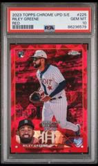 Riley Greene [Red] #USCS225 Baseball Cards 2023 Topps Chrome Update Sapphire Prices