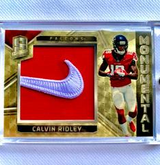 Calvin Ridley [Patch Autograph Gold] #211 Football Cards 2018 Panini Spectra Prices