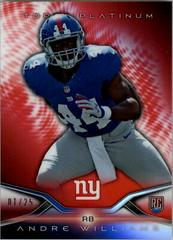 Andre Williams [Red Refractor] Football Cards 2014 Topps Platinum Prices