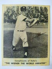 Bobby Richardson Baseball Cards 1963 Kahn's Wieners Prices