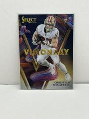 Christian McCaffrey [Gold] #VIS-8 Football Cards 2022 Panini Select Visionary Prices
