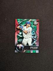 Josh Jung [Green Ice] Baseball Cards 2023 Bowman Platinum Prices