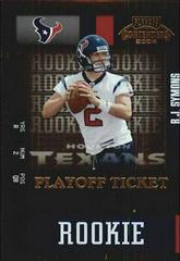 B.J. Symons [Playoff Ticket] #105 Football Cards 2004 Playoff Contenders Prices