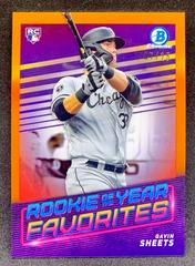 Gavin Sheets [Orange] #ROYF-10 Baseball Cards 2022 Bowman Rookie of the Year Favorites Prices