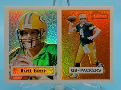 Brett Favre [Retrofractor] #154 Football Cards 2002 Topps Heritage Prices