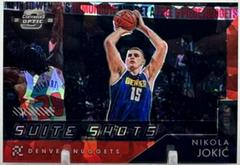 Nikola Jokic [Red Ice] Basketball Cards 2021 Panini Contenders Optic Suite Shots Prices