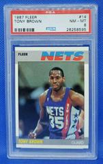 Tony Brown Basketball Cards 1987 Fleer Prices