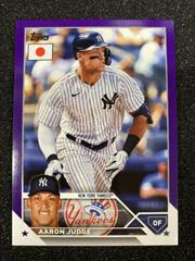 Aaron Judge [Purple] #100 Baseball Cards 2023 Topps Japan Edition Prices
