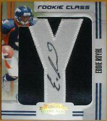Eddie Royal [Letter Patch Autograph] #255 Football Cards 2008 Panini Donruss Threads Prices