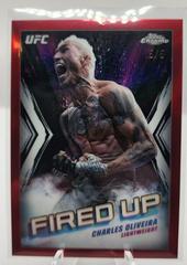 Charles Oliveira [Red Refractor] #FDP-16 Ufc Cards 2024 Topps Chrome UFC Fired Up Prices