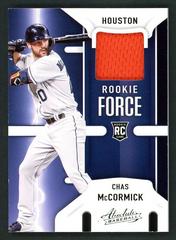 Chas McCormick #RF-CM Baseball Cards 2022 Panini Absolute Rookie Force Prices