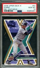 Ichiro [Die Cut Gold] Baseball Cards 2008 Upper Deck X Prices