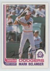 Mark Belanger Baseball Cards 1982 O Pee Chee Prices