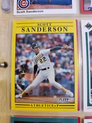 Scott Sanderson #23 Baseball Cards 1991 Fleer Prices