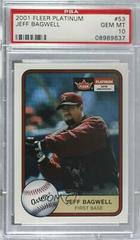 Jeff Bagwell Baseball Cards 2001 Fleer Platinum Prices