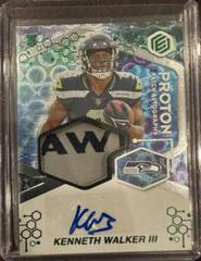 Kenneth Walker III [Neon] #PPA-KW Football Cards 2022 Panini Elements Proton Patch Autographs Prices