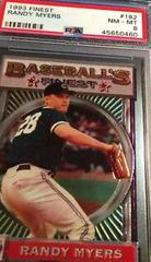 Randy Myers #182 Baseball Cards 1993 Finest Prices