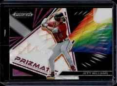 Jett Williams [Purple Wave] #PZ-JW Baseball Cards 2022 Panini Prizm Draft Picks Prizmatic Prices