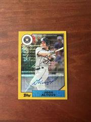 Jose Altuve [Autograph] #87-JA Baseball Cards 2017 Topps Silver Pack Promo Prices