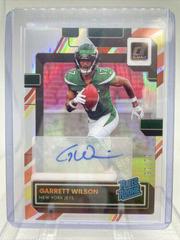 Garrett Wilson [Autograph Vintage Stripes] Football Cards 2022 Panini Clearly Donruss Prices