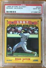 Reggie Jackson #503 Baseball Cards 1988 Score Glossy Prices