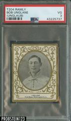 Bob Unglane [Unglaub] Baseball Cards 1909 T204 Ramly Prices