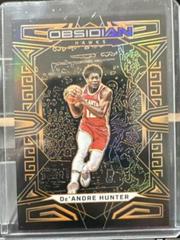 De'Andre Hunter [Orange] #2 Basketball Cards 2022 Panini Obsidian Prices