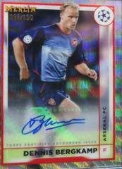 Dennis Bergkamp [Wave] Soccer Cards 2022 Topps Merlin Chrome UEFA Club Competitions Autographs Prices