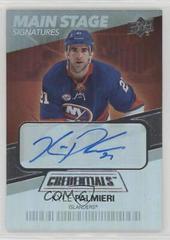Kyle Palmieri Hockey Cards 2021 Upper Deck Credentials Main Stage Signatures Prices