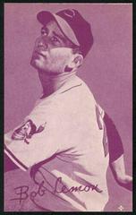 Bob Lemon [Red Tint] #31 Baseball Cards 1953 Canadian Exhibits Prices