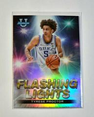 Tyrese Proctor #FL-7 Basketball Cards 2022 Bowman University Best Flashing Lights Prices