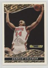 Derrick Coleman Basketball Cards 1993 Topps Black Gold Prices