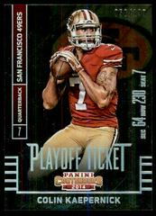 Colin Kaepernick [Playoff Ticket] Football Cards 2014 Panini Contenders Prices