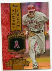 Mike Trout [Holofoil Gold] #CH-64 Baseball Cards 2013 Topps Chasing History Prices