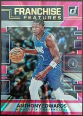 Anthony Edwards [Pink Laser] #17 Basketball Cards 2022 Panini Donruss Franchise Features Prices