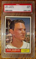 Ken Hamlin #263 Baseball Cards 1961 Topps Prices