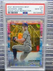 Jackson Jobe [Gold Lava Refractor] #44 Baseball Cards 2021 Bowman’s Best Prices