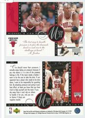 Michael Jordan #VP4 Basketball Cards 1996 Upper Deck Jordan's Viewpoints Prices