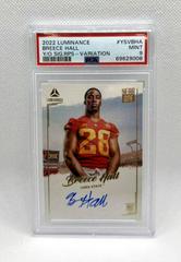 Breece Hall Football Cards 2022 Panini Luminance Year One Signatures Variations Prices