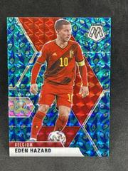 Eden Hazard [Choice Peacock Mosaic] Soccer Cards 2021 Panini Mosaic UEFA Euro 2020 Prices
