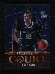 Ja Morant [Hyper Green] #12 Basketball Cards 2021 Panini Hoops High Court Prices