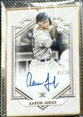 Aaron Judge #DCFA-AJ Baseball Cards 2022 Topps Definitive Framed Autograph Collection Prices