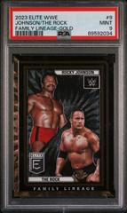 The Rock / Rocky Johnson [Gold] Wrestling Cards 2023 Donruss Elite WWE Family Lineage Prices